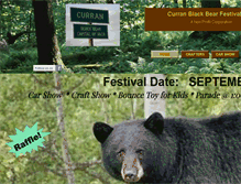 Tablet Screenshot of curranblackbearfestival.com